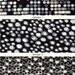 black jersey top - retro dots - buttons