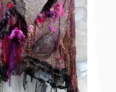 Unique Elegant Art To Wear Party Summer Jacket SPANISH EVENING Antique Tribal Boho Gipsy Hippie Gothic Romantic