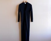90s Ribbed Knit Maxi Sweater Dress, Cardigan
