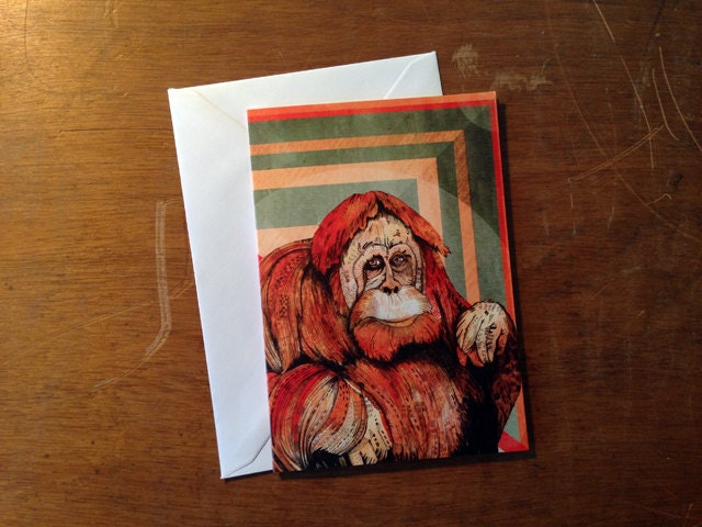 Orangutan // Greeting Card