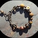 Mustard and Red Wine Bracelet, Mokaite, Loupiac,Potato Pearl, Antique Copper, Bracelet