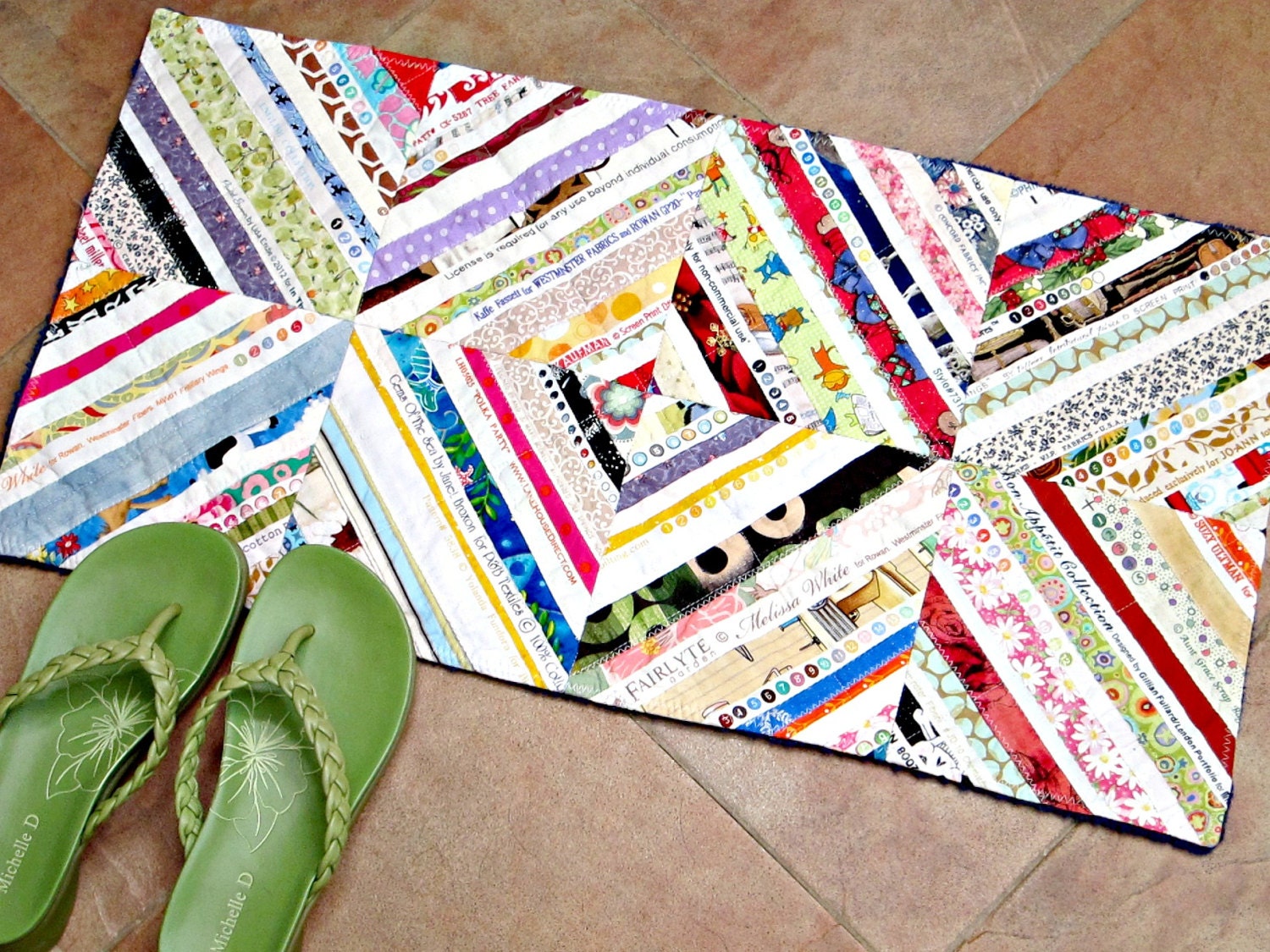 Upcycled Selvage Bath Mat Rug