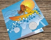 Blank Card - Lady Surf - Anytime Cards