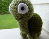 Shelton the Turtle Crocheted Toy