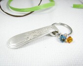Personalized Spoon Keychain - Vintage Utensil Handle, Monogrammed, Bridesmaid Gifts, Keepsake to Cherish