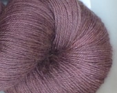 Root Beer Taffy on Dune Cocoon Silk and Camel Fingering 437 yards
