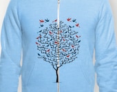 Out On a Lark - illustrated Unisex Pullover / Zip - Hoody Hoodie - iOTA