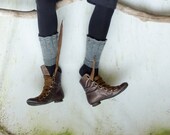 River Boot Toppers, choose your color, hand knitted merino wool boot toppers with cable details, READY TO SHIP - InnerWild