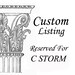 USPS Express Shipping reserved for C Storm