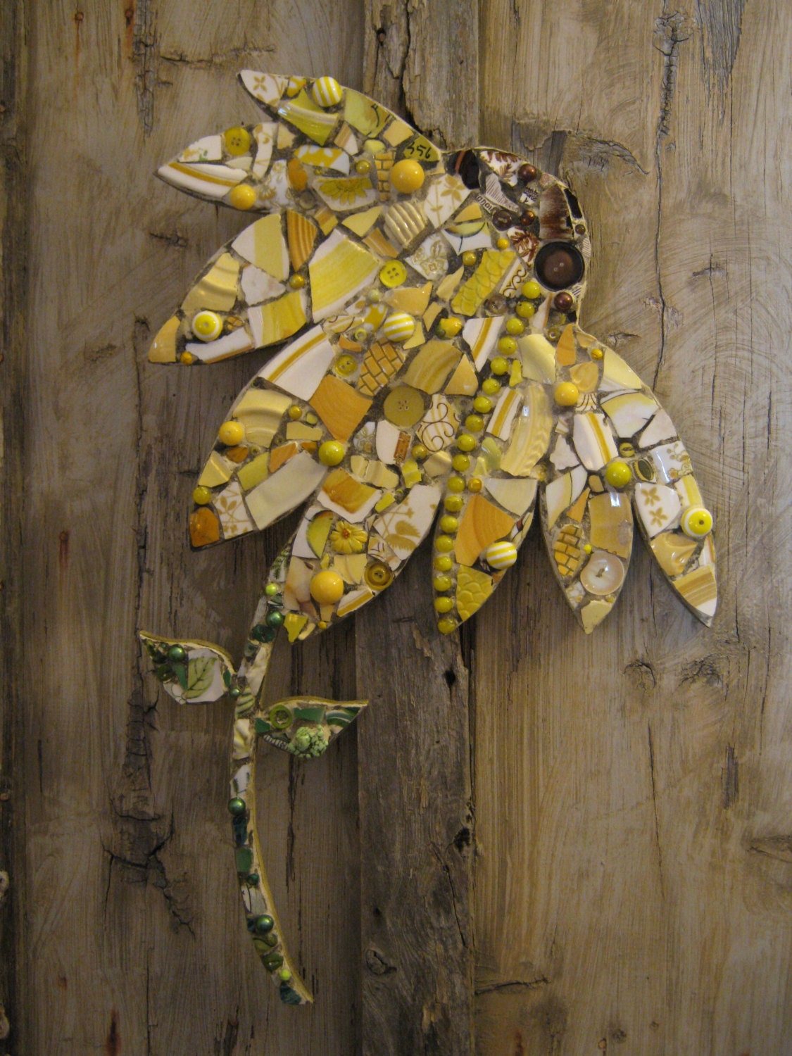 Made to Order Giant Sunflower, Mosaic Art