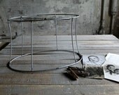 Vintage Oval Shaped Lampshade Frame