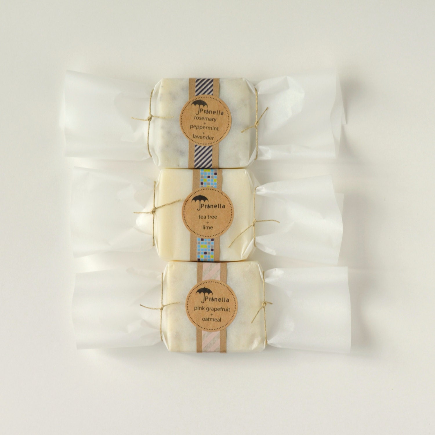 Choose Any 3 Bars of Handmade Vegan Cold Process Soap made with Organic Ingredients