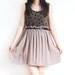 Vintage Polka Dot Flintstones Sleeveless Blouse