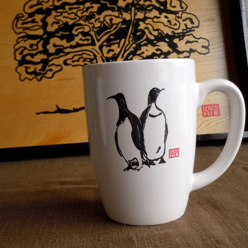 Coffee or Tea Mug with Original Penguins