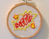 Biff Comic Book Bite Sized Embroidery