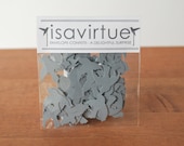 envelope confetti: dark grey birds