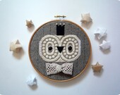 Owl Prince hoop art  -  art  owl creature  by Wassupbrothers