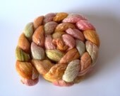 Handpainted Merino Bamboo Roving- Candy Jar 4oz