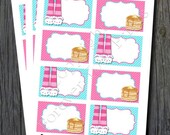 Pancakes and Pajamas Party Buffet Table Cards - INSTANT DOWNLOAD Il_170x135