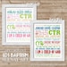 LDS Baptism Subway Art PERSONALIZED - Printable
