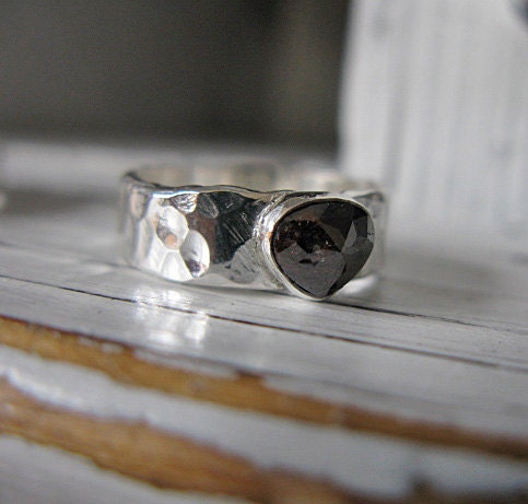 Chocolate Black Diamond Ring