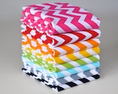 Remix Chevrons Fat Quarter Bundle of 8 by Anne Kelle for Robert Kaufman COMPLETE