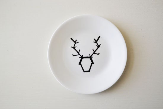 deer head plate