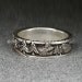 PEAKS, PINES, and RIVERS - A Highly Detailed Wedding Band in Sterling Silver