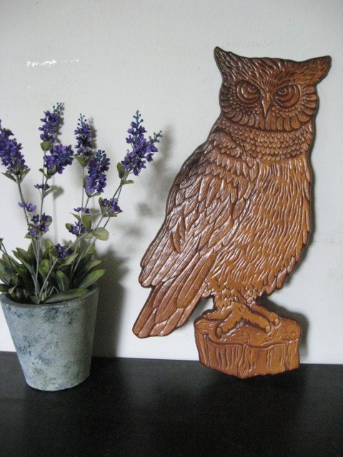 Large Wooden OwL