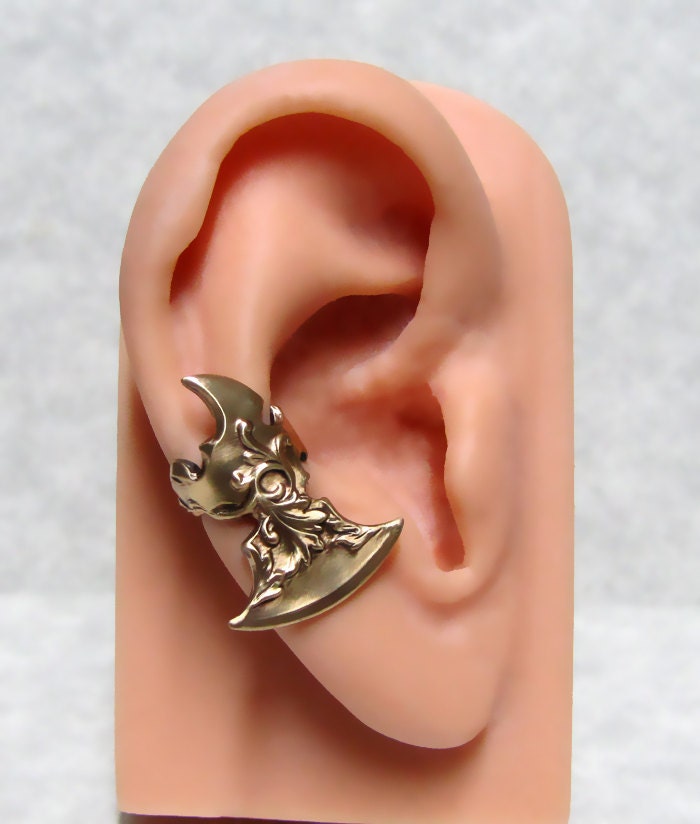 Steampunk Axe Ear Cuff