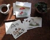 British Mushroom Note Card Set