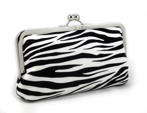 Zebra - Skinny Clutch