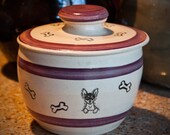 Rat Terrier - Treat Jar in Berry