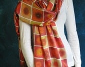 Sunspots Silk Charmeuse Scarf