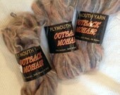 Mohair knitting yarn, Plymouth yarn, Outback mohair, 8 x 100 grammes, FREE Shipping for US, Canada, UK, knitting, weaving, yarn, mohair