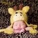 Baby Hats - Giraffe Baby Hat -Baby Giraffe  Hats - Halloween Costume - Cute and Soft Earflap - by JoJosBootique