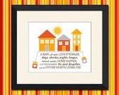A Baby Will Make..., Nursery Print, Unisex, 8x10 inch
