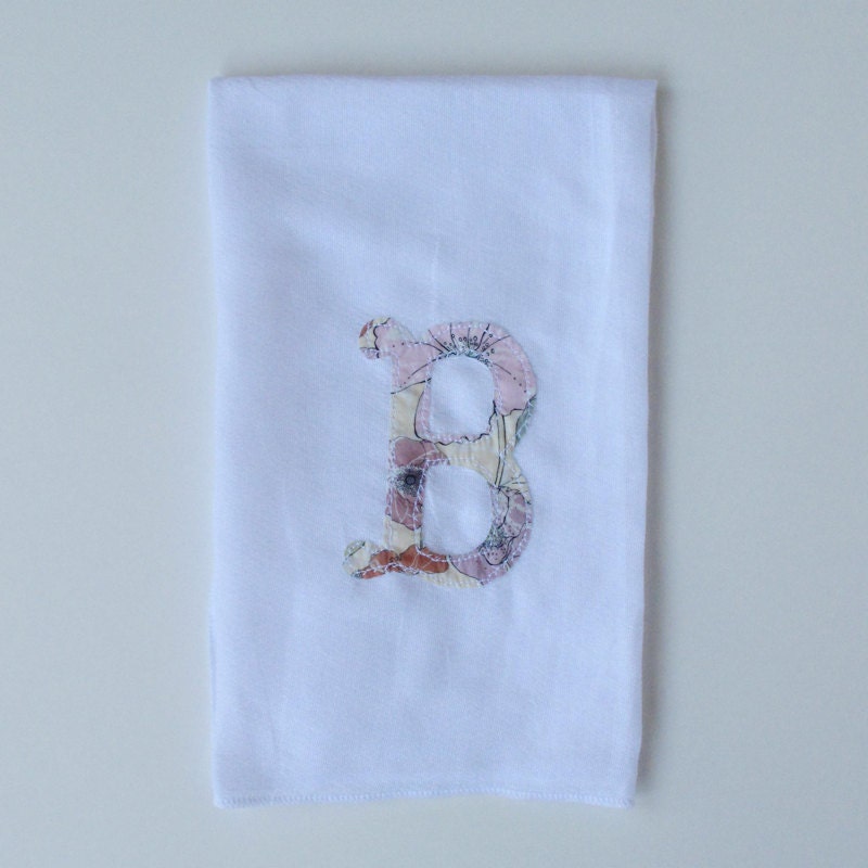 personalized tea towel - sewn monogrammed flour sack towel - customizable