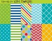 INSTANT DOWNLOAD Megan's Basic Boy 3 Digital  Paper Pack