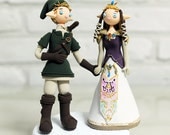 Zelda Character wedding cake topper gift decoration keepsake