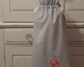 Sale---Boutique Sleeveless Ruffle Easter Dress with Easter Egg Appliques---Free Monogram---Free Shipping---Pamiekays