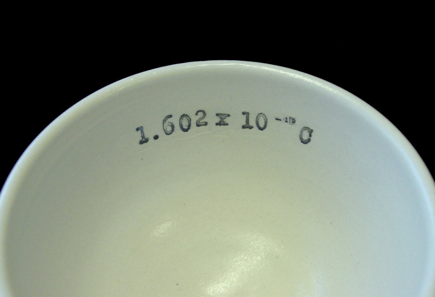 Electronic Charge Porcelain Bowl