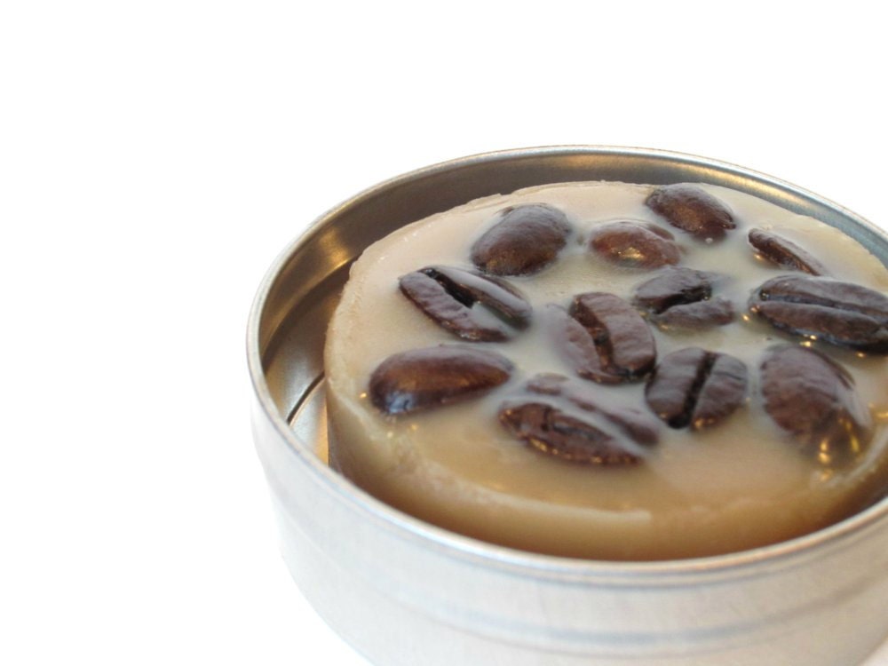 Cellulite Coffee Lotion Bar for thighs and butt  -- Silky hydration with coffee infused oils-- Organic Handmade Lotion Butter Bar