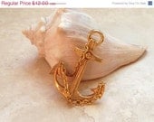 HOLIDAY SALE Vintage Anchor Brooch