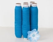 Egyptian Blue Fold Over Elastic for Baby Headbands - 5 Yards of 5/8 inch FOE