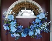 Spring Wreath - My Blue Heaven