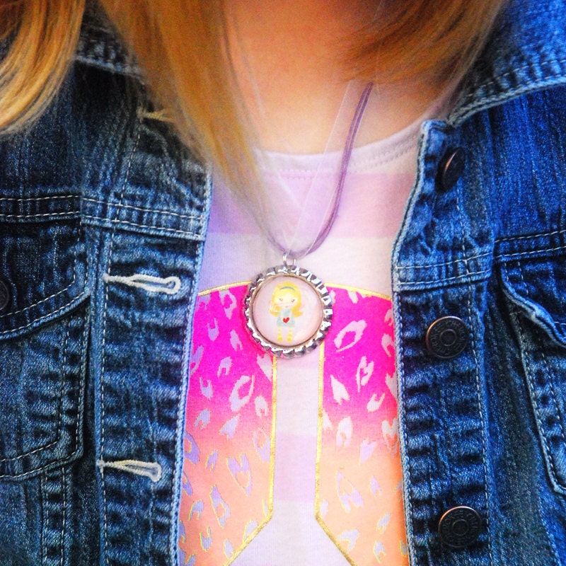 Tooth Fairy gift for girls, Tooth Fairy, Fairy Princess Pendant Necklace