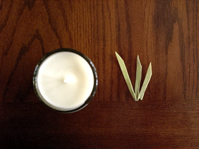 Grass Soy Candle by aromacandles - fresh cut grass, summer, outdoors, highly fragrant