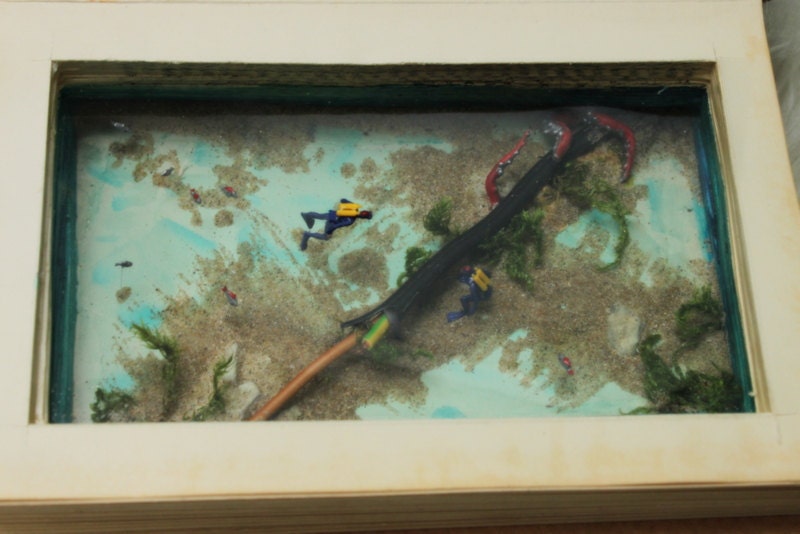 Diorama book- Accident under the sea