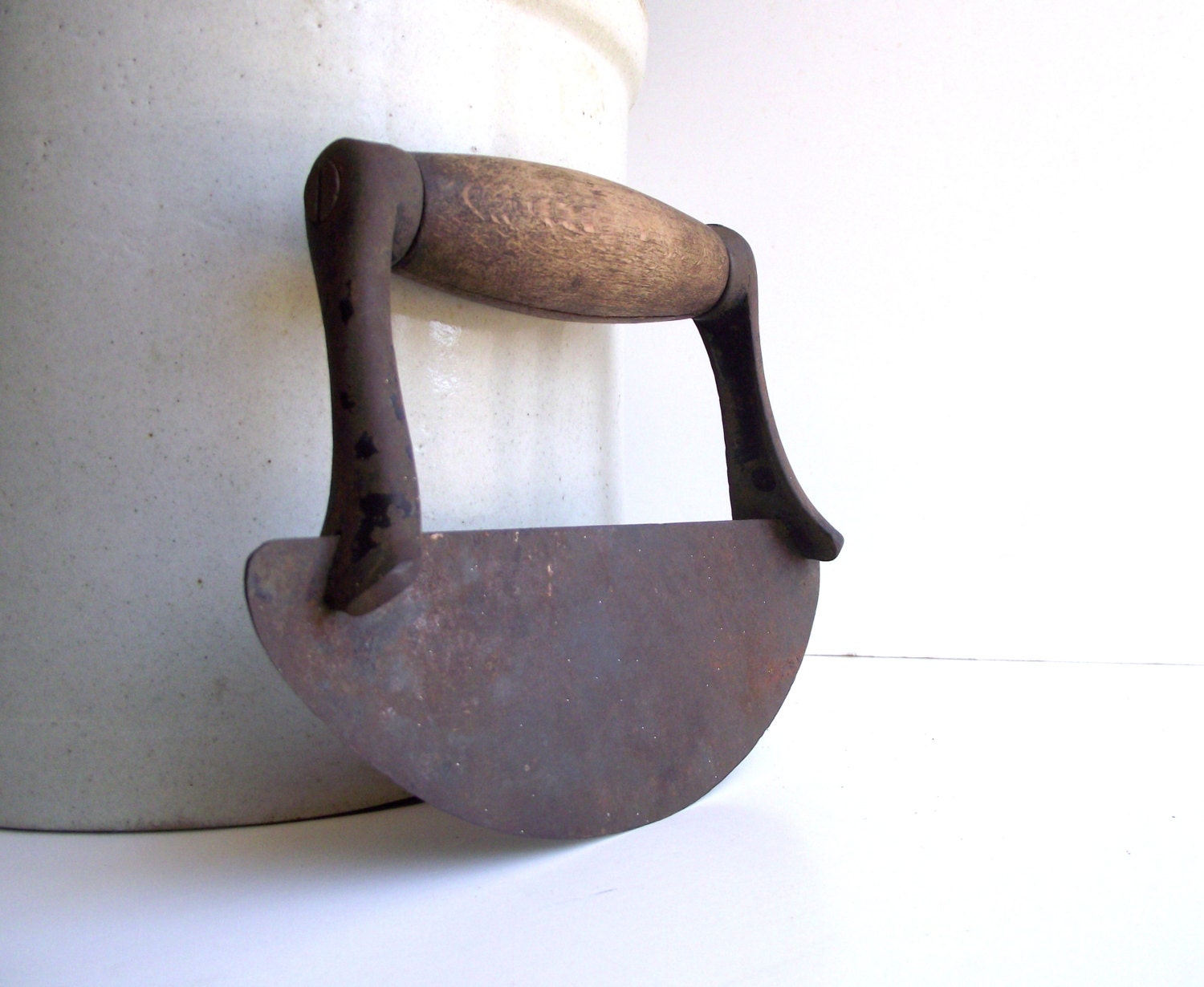 Vintage Mincing Knife 1800s Antique Chopping Knife Collectible Kitchen Utensil Farmhouse